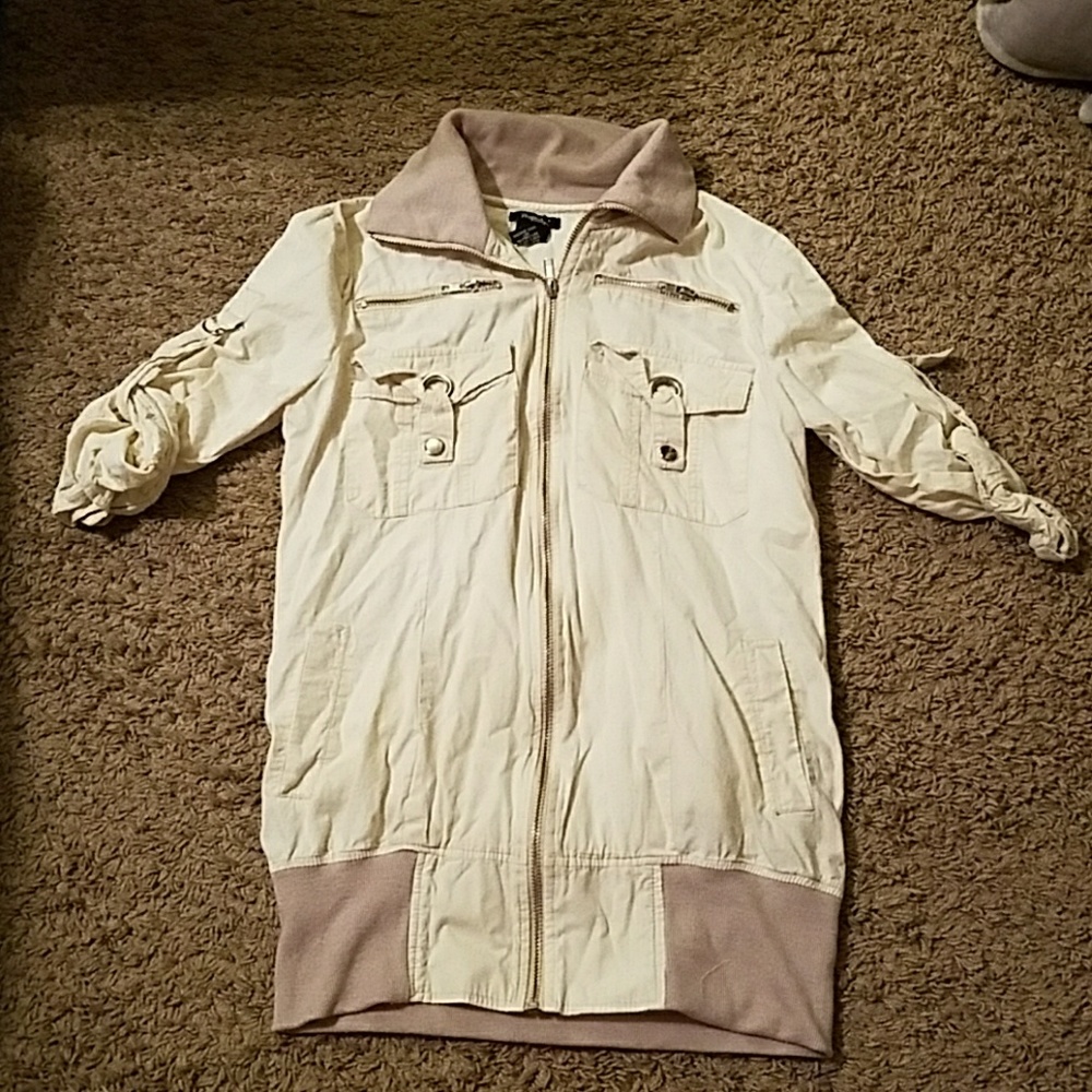 Casual Cream Jacket